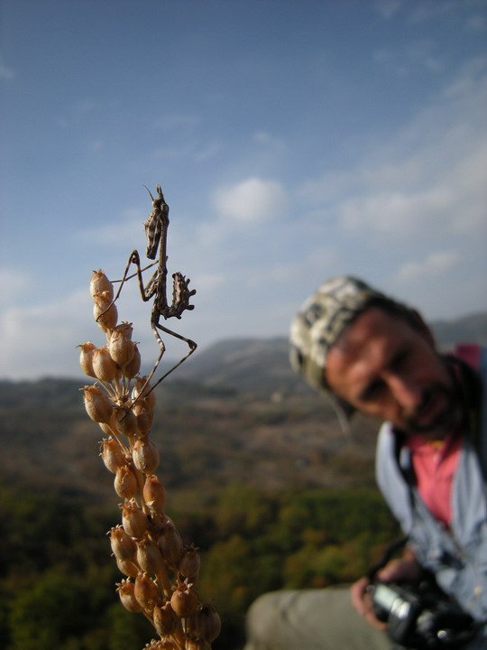 Eccomi durante i preparativi per il servizio